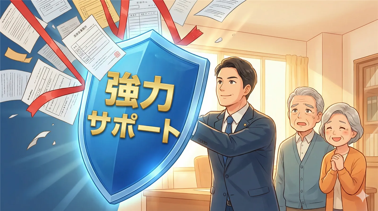 弁護士が法的な盾となり守ります