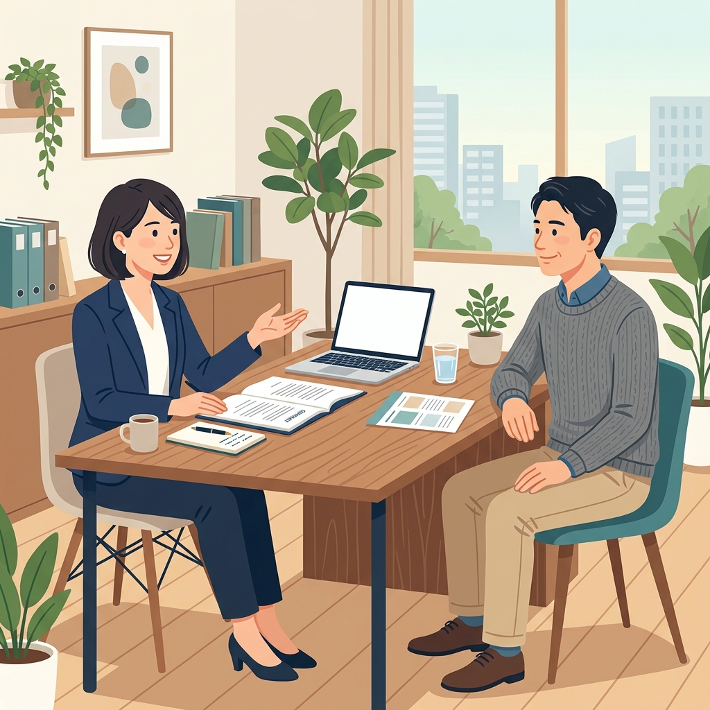 相談のイラスト