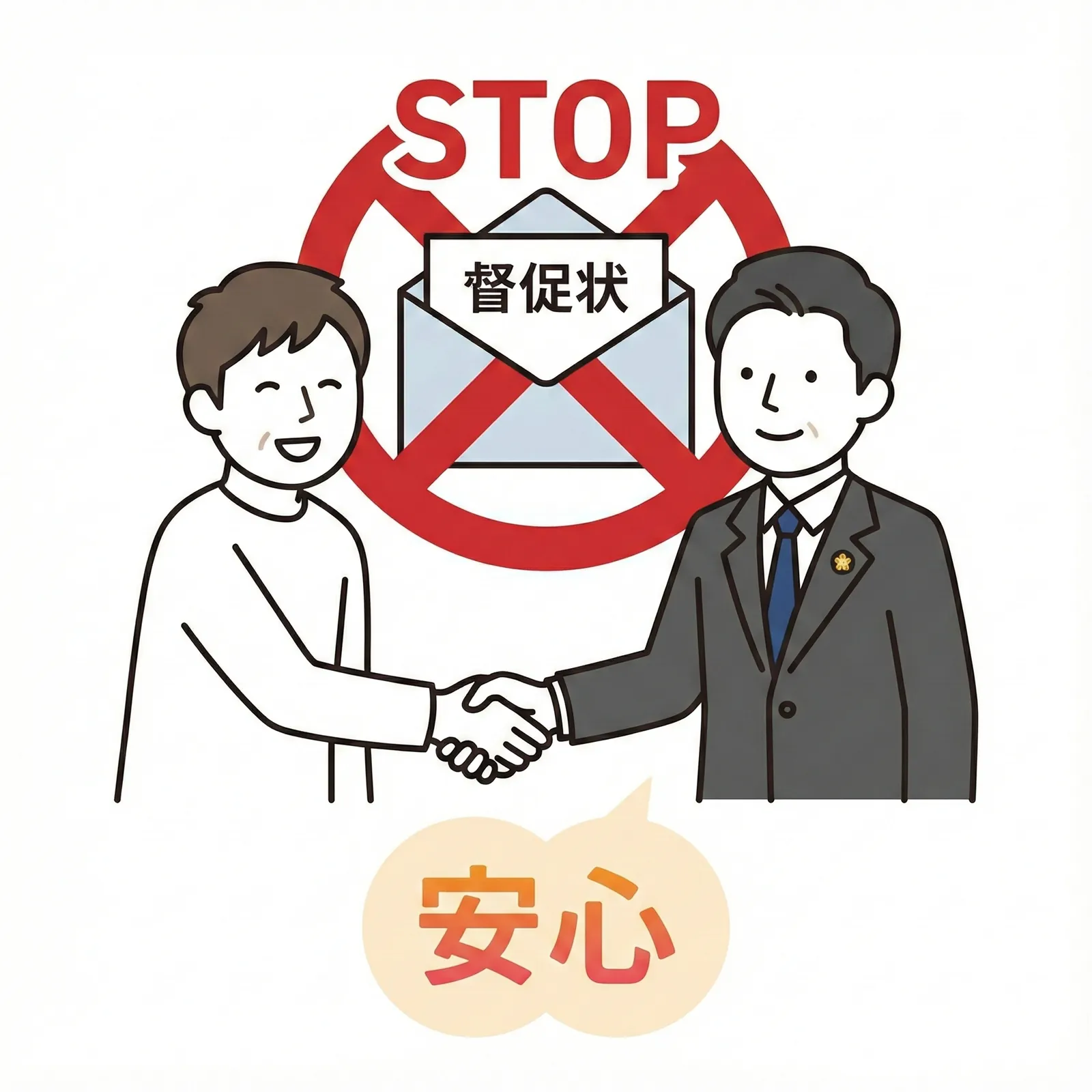 受任・督促ストップ