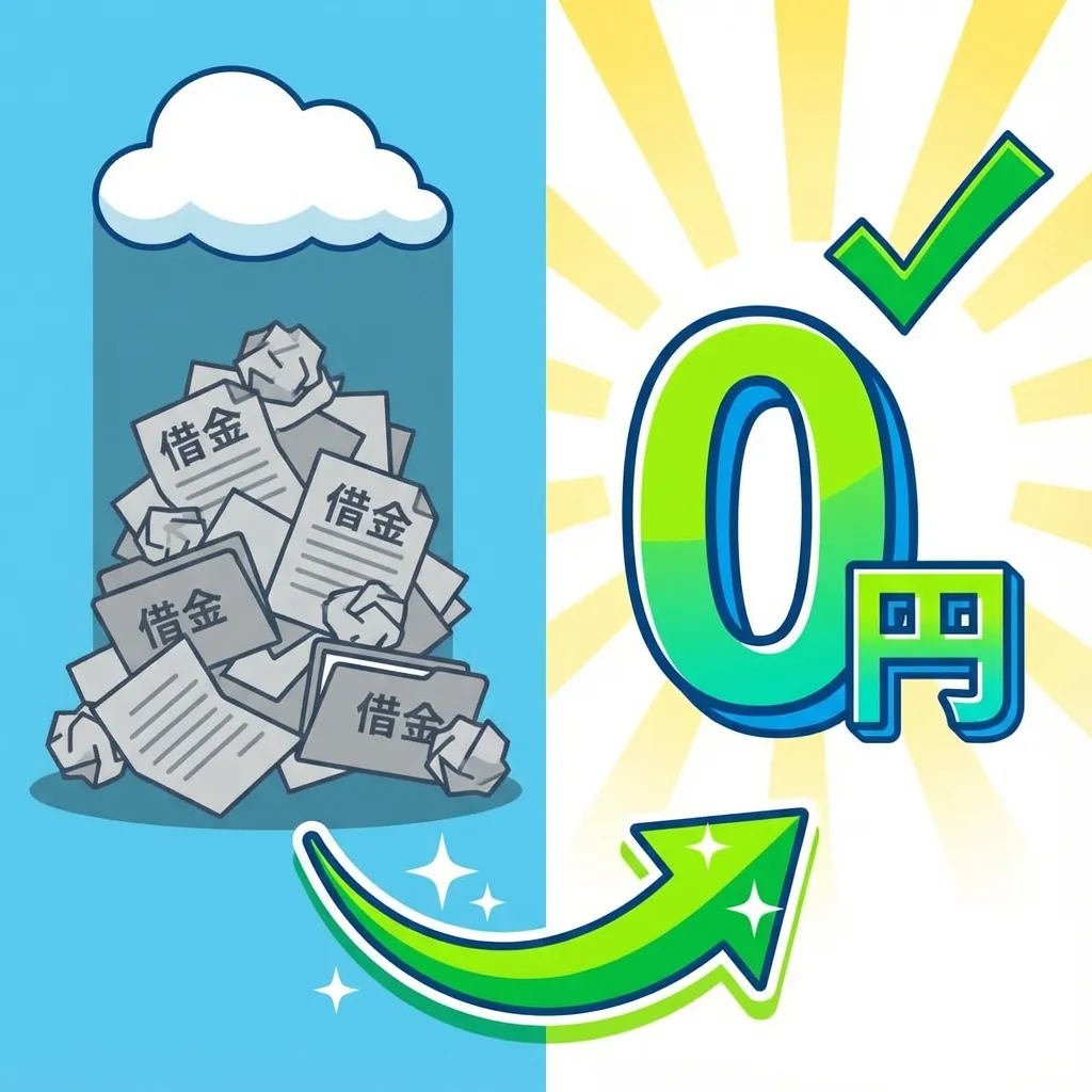 借金ゼロ