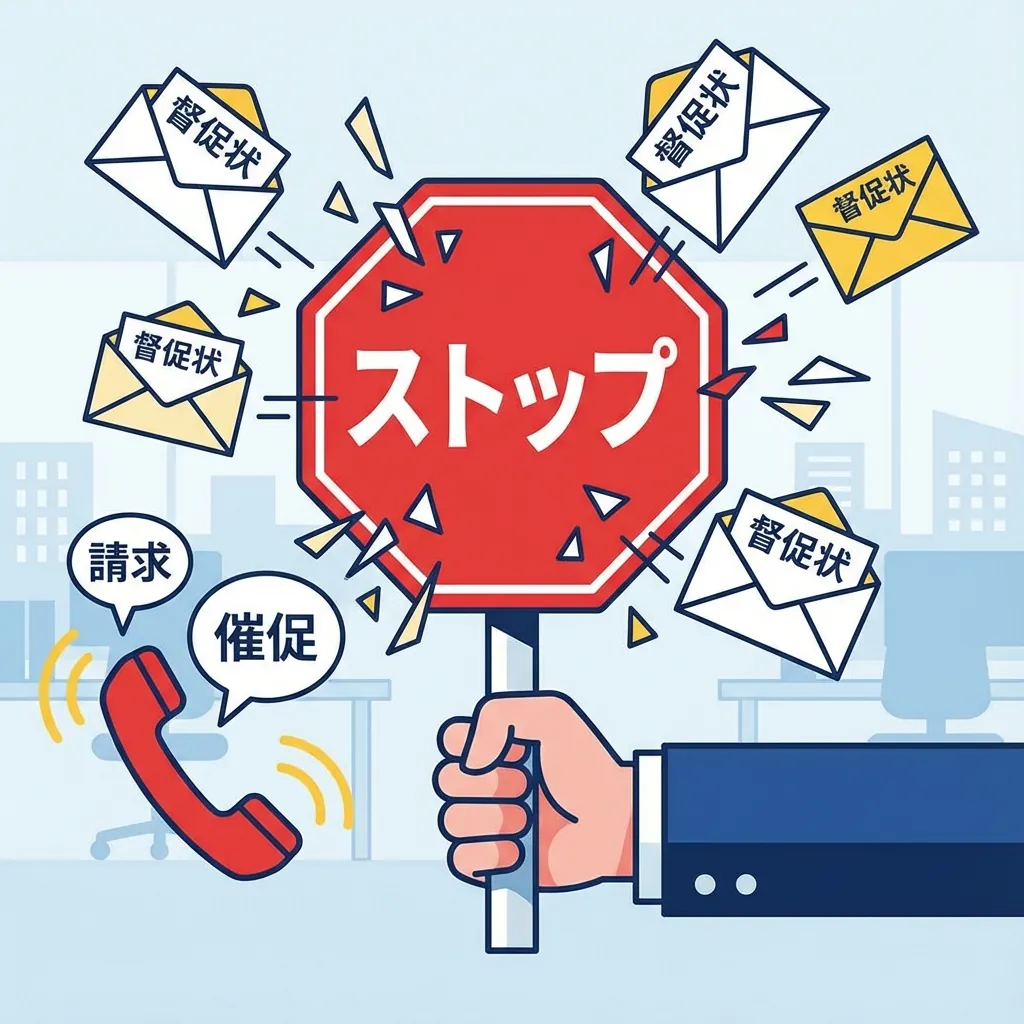 督促をストップ