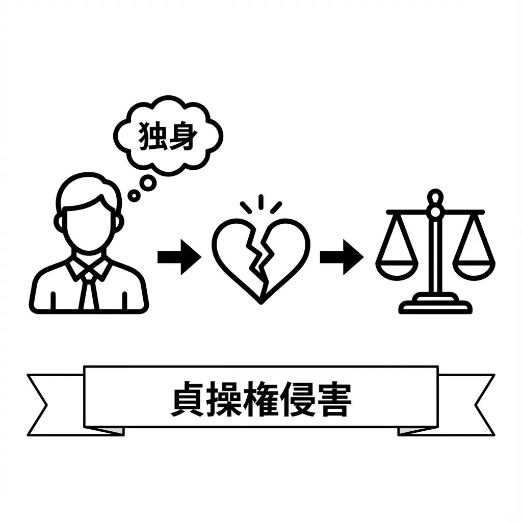 貞操権侵害の図解