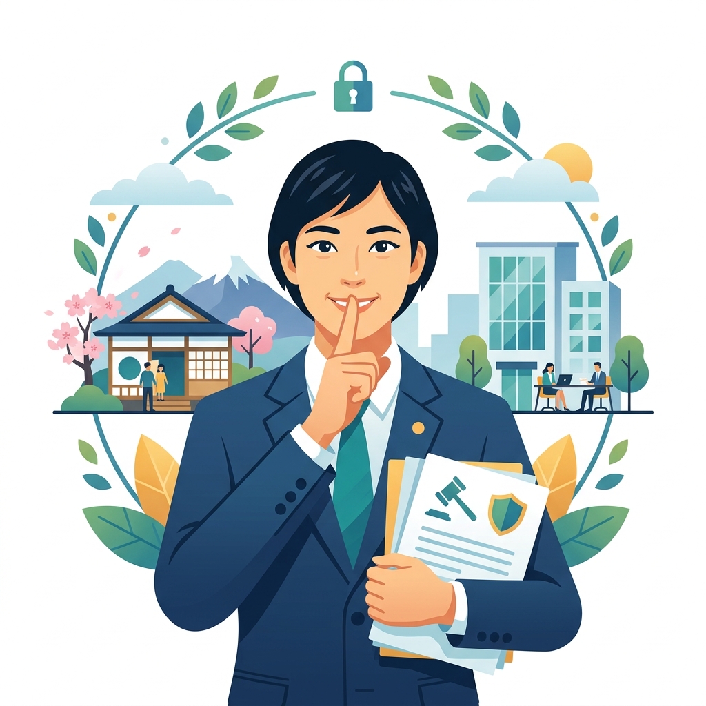 秘密を守る日本人のイメージ